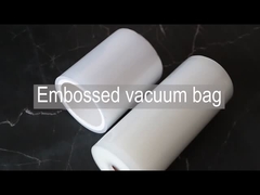 ซีลความร้อนแบบกำหนดเอง PA ถุงเก็บซีลสูญญากาศ ถุงซีลสูญญากาศแบบนูนสำหรับอาหาร